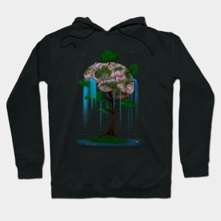 Nature on the Brain Hoodie